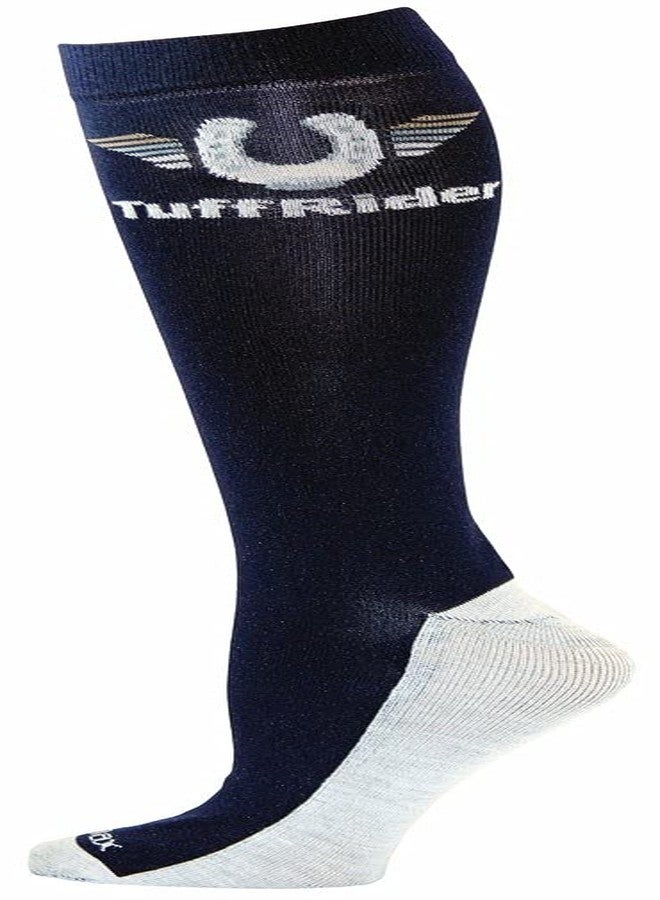 TuffRider جوارب أحذية TuffRider Jpc Coolmax، لون كحلي، مقاس عادي - Image 1